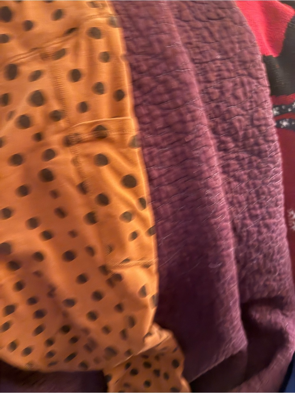 Women's Polka Dot Orange Bottoms - Brand pact